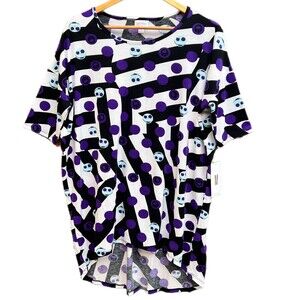 NWT M Disney Tunic Top, LuLaRoe Irma - Jack Skellington